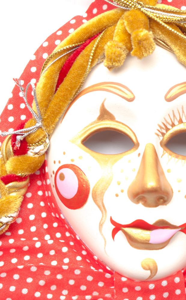 Matryoshka Porcelain Mask