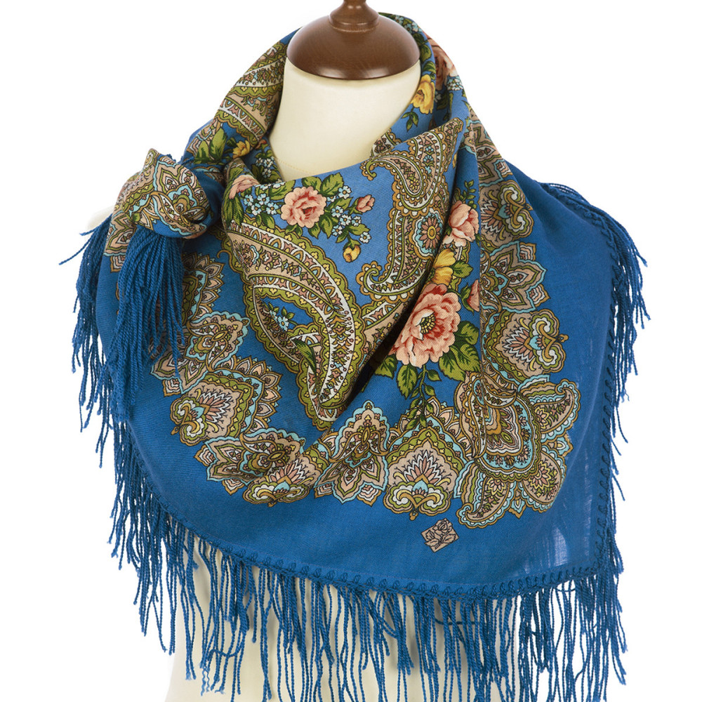 Shop Woolen Scarves with Woolen Fringe 89x89 cm 89x89 cm Lake District Woolen Shawl with Woolen Fringe Pavlovo Posad Manufactory online at Skazka.site | Eligible for fast shipping and free returns. 89x89 cm Lake District Woolen Shawl with Woolen Fringe Pavlovo Posad Manufactory