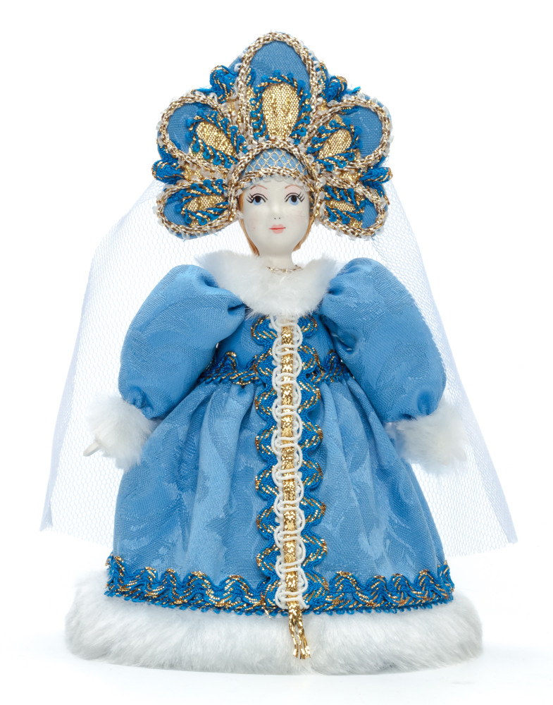 Snow Maiden Princess Porcelain Doll 