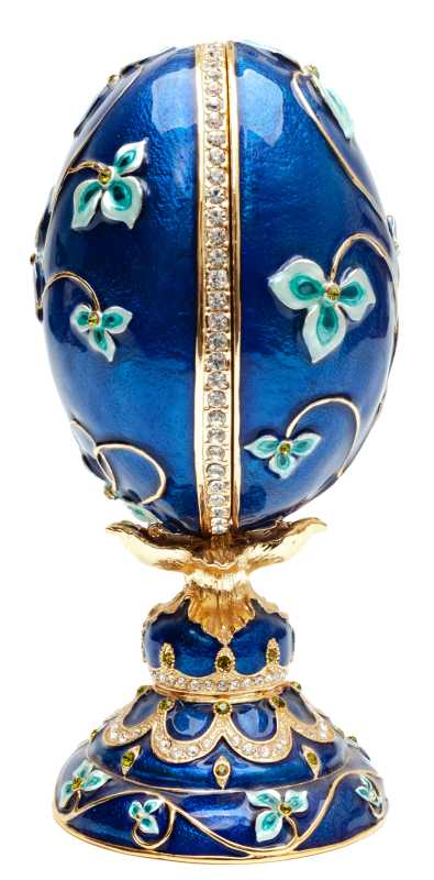 145 mm Light Blue Easter Egg with the Basket