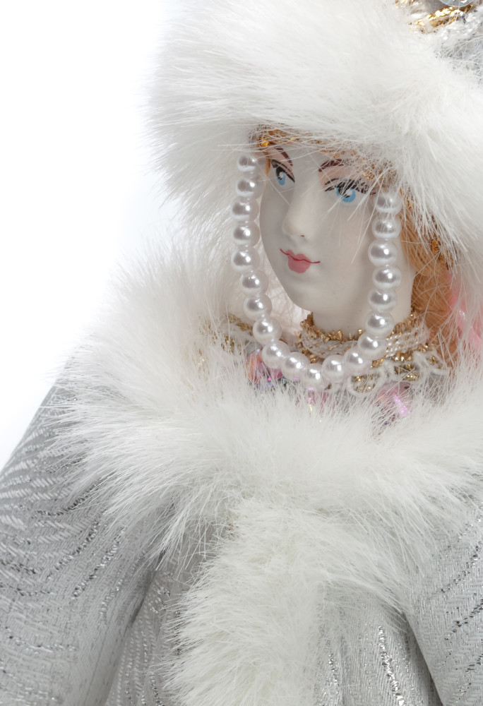 Snow Maiden Princess hand made Porcelain Doll - 11 Inches (by Le Russe)