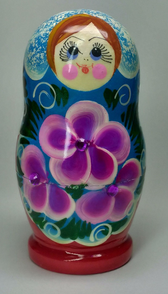 Maidan Art Hand Painted Matryoshka Doll 5 pcs