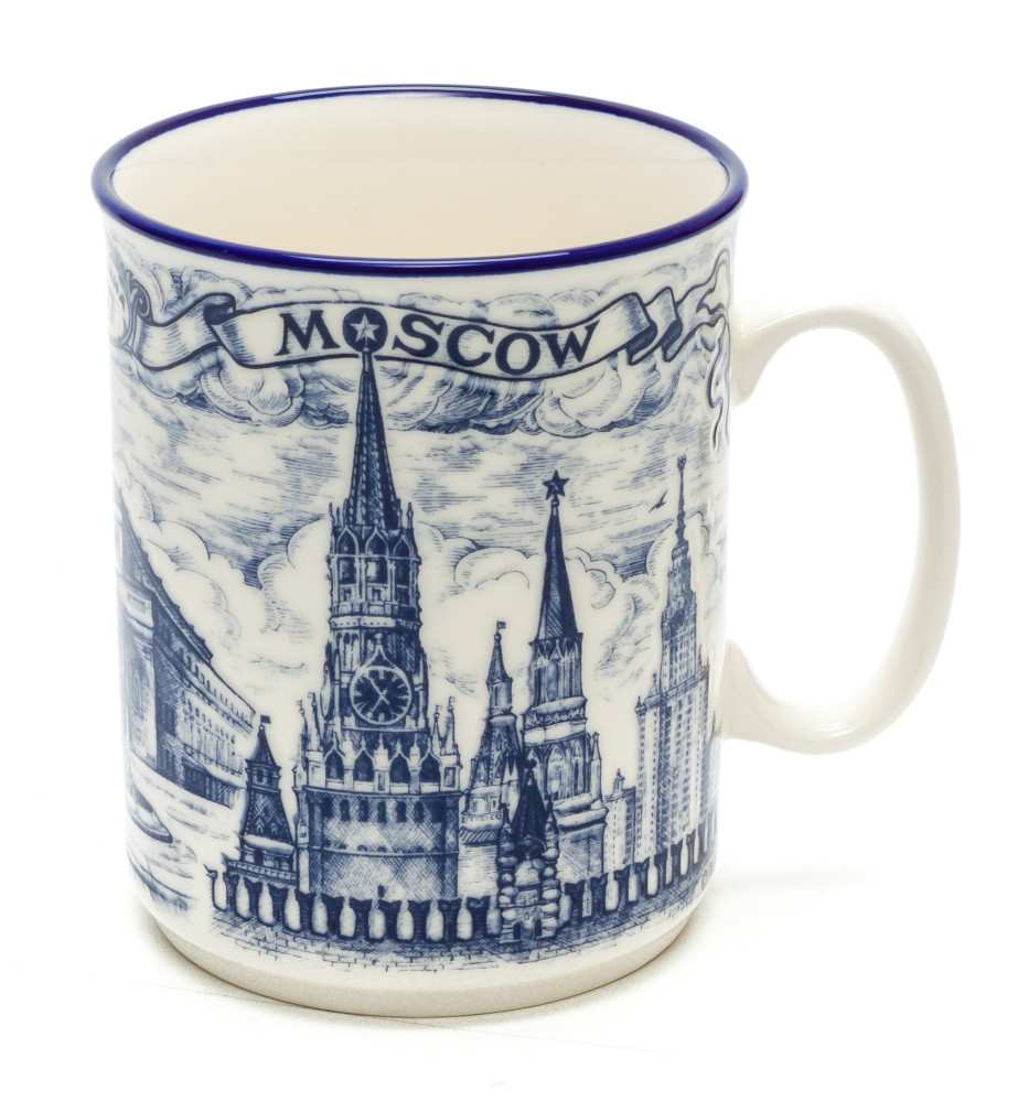 Moscow The Bolshoy Theatre Porcelain Mug