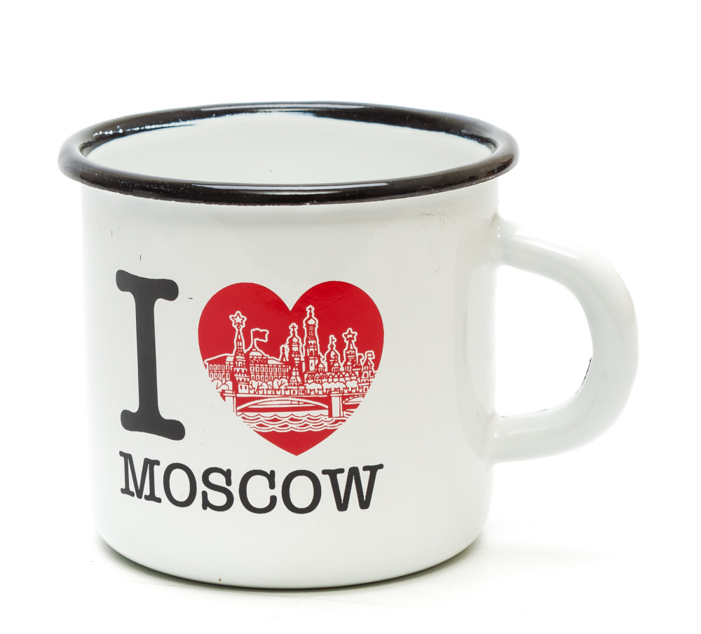 Кружка эмалированная Москва