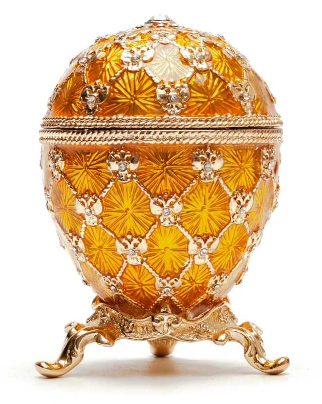 80 mm Clock and Gold Imperial Coronation Music Easter Egg