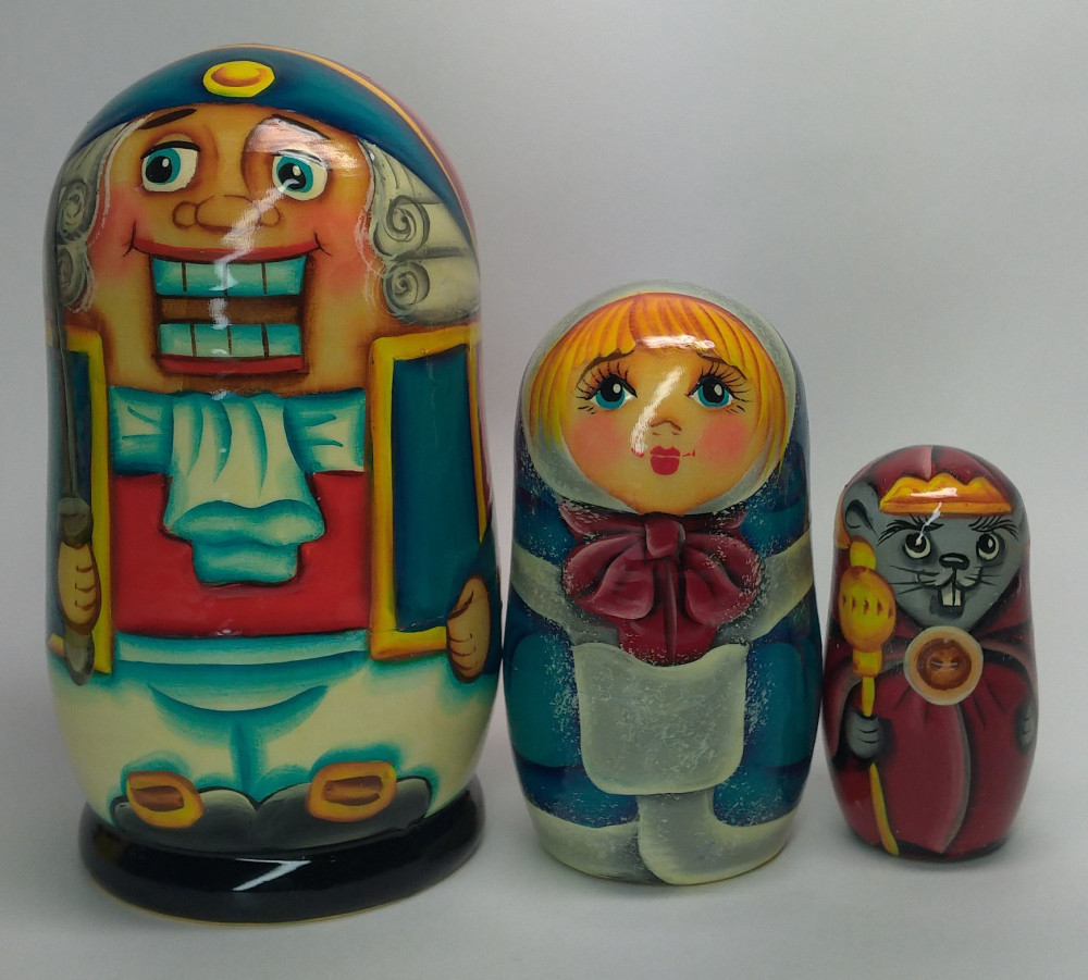 Shop Exclusive Nesting Dolls 120mm The Nutcracker hand painted Matryoshka 3pcs (by Gift Shop) online at Skazka.site | Eligible for fast shipping and free returns. 120mm The Nutcracker hand painted Matryoshka 3pcs (by Gift Shop)