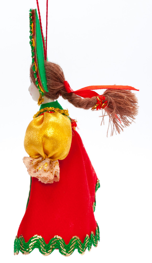 Shop Christmas Tree Ornaments Dolls Porcelain Doll in a Russian Dress and Kokoshnik - 5.5 Inches (by Le Russe) online at Skazka.site | Eligible for fast shipping and free returns. Porcelain Doll in a Russian Dress and Kokoshnik - 5.5 Inches (by Le Russe)