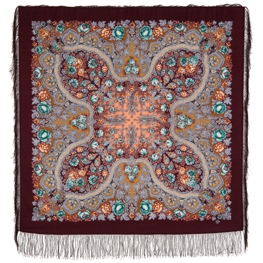 Shop Double-Thread Woolen Yarn Scarves 110х110 cm Платок «Лесной ручей» online at Skazka.site | Eligible for fast shipping and free returns. Платок «Лесной ручей»