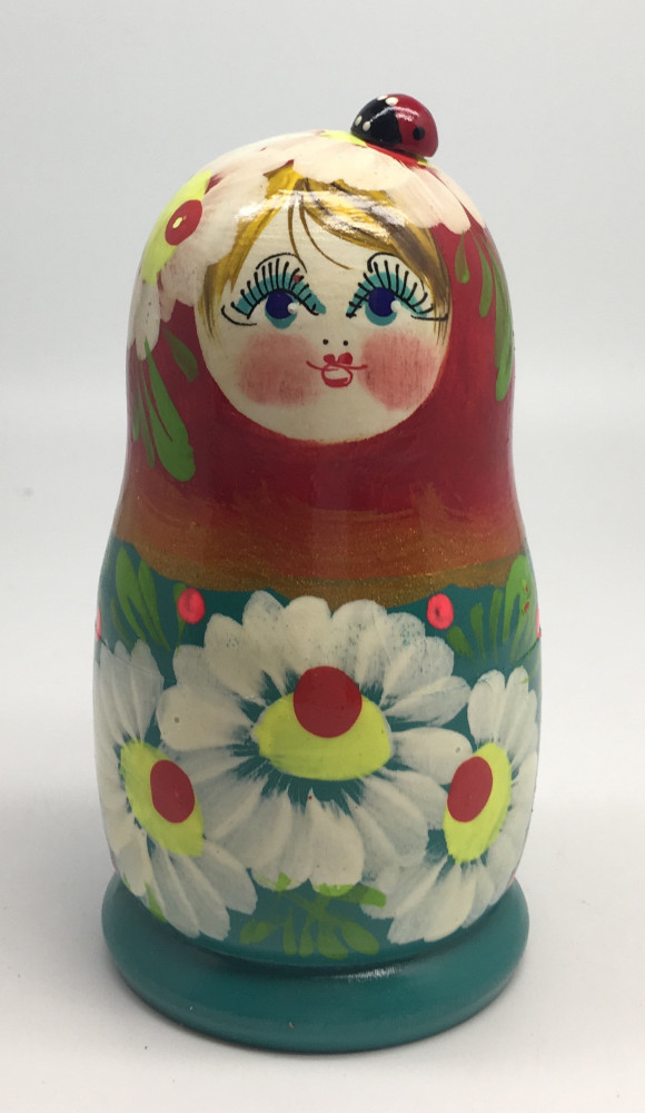 Flowers Art Matryoshka Doll 5pcs