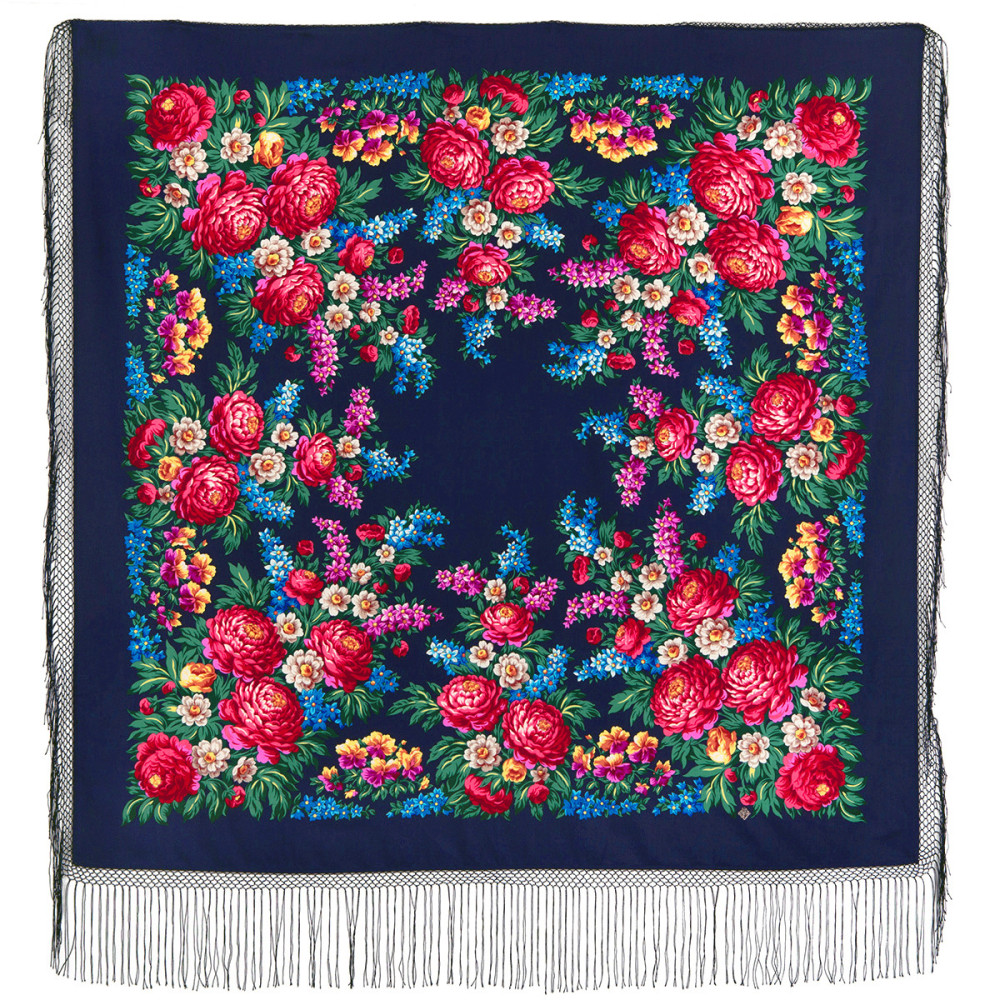 Shop Thick Woolen Fabric Shawls with Silk Fringe 148x148 cm Шаль «День Победы» online at Skazka.site | Eligible for fast shipping and free returns. Шаль «День Победы»