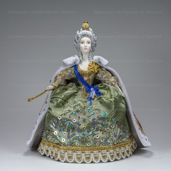 Katrine the Great hand made Porcelain Doll - 11 Inches (by Le Russe)