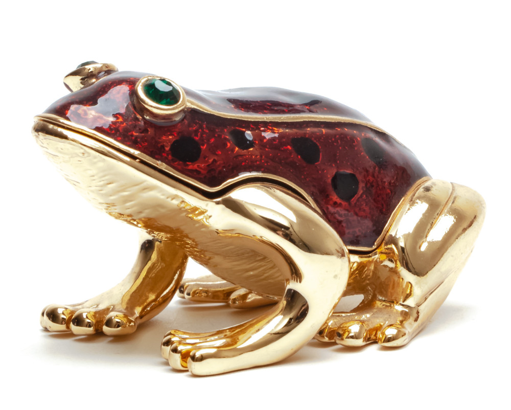 35 mm Frog Red Jewellery Box