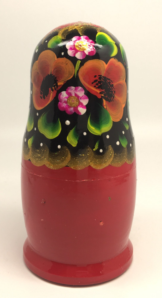 120 mm Maidan Art Hand Painted Matryoshka Doll 5 pcs (by Oleg Crafts)