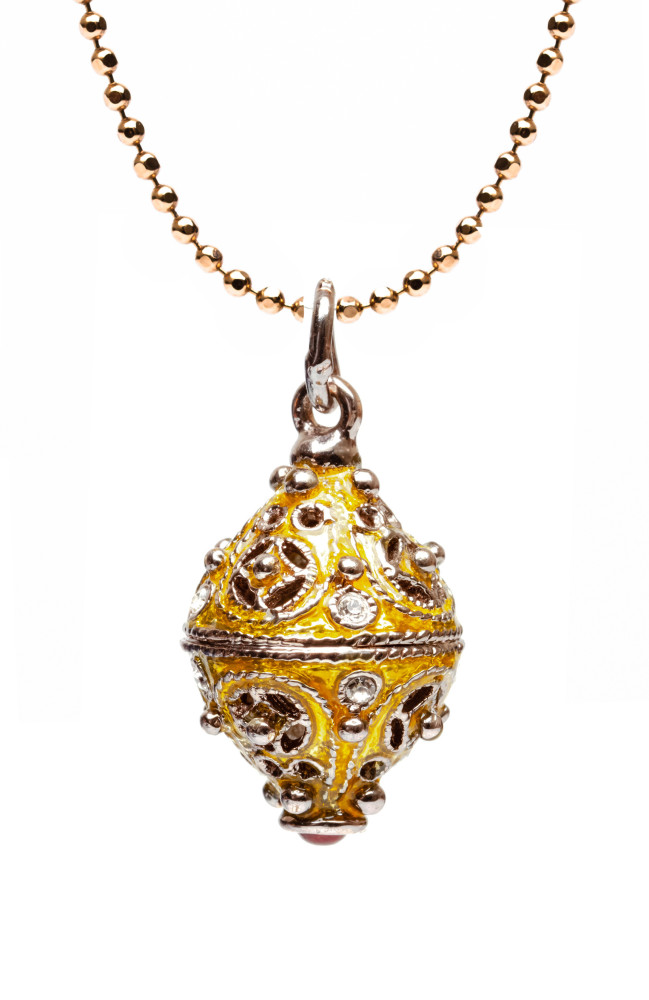 Yellow Egg Pendant
