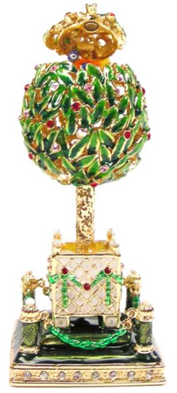80 mm The Dark Blue Bay Tree Easter Egg