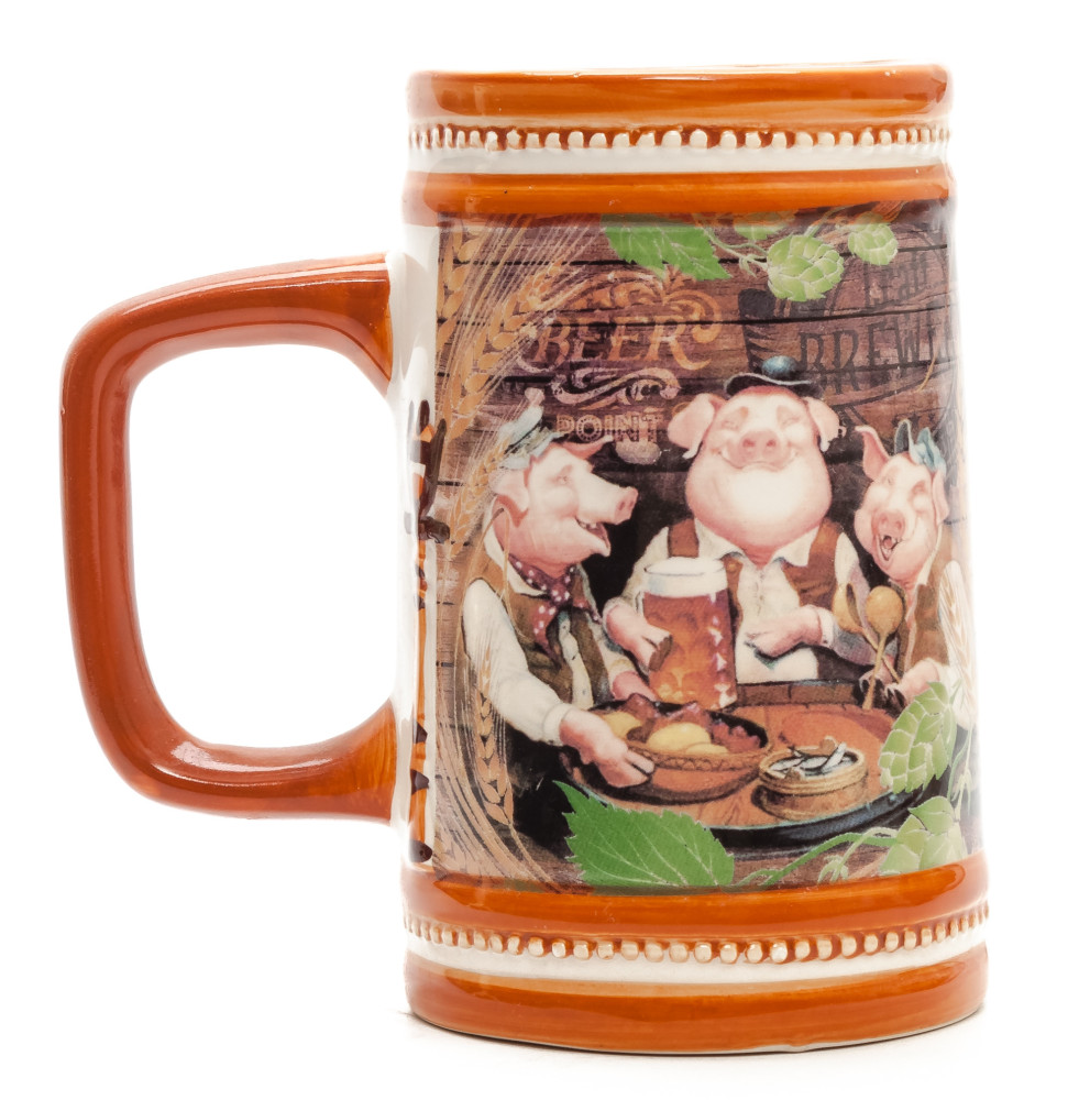 Drinking Pigs Beer Mug