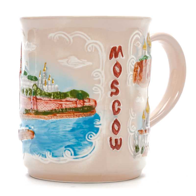 Moscow Attractions Ceramic Mug