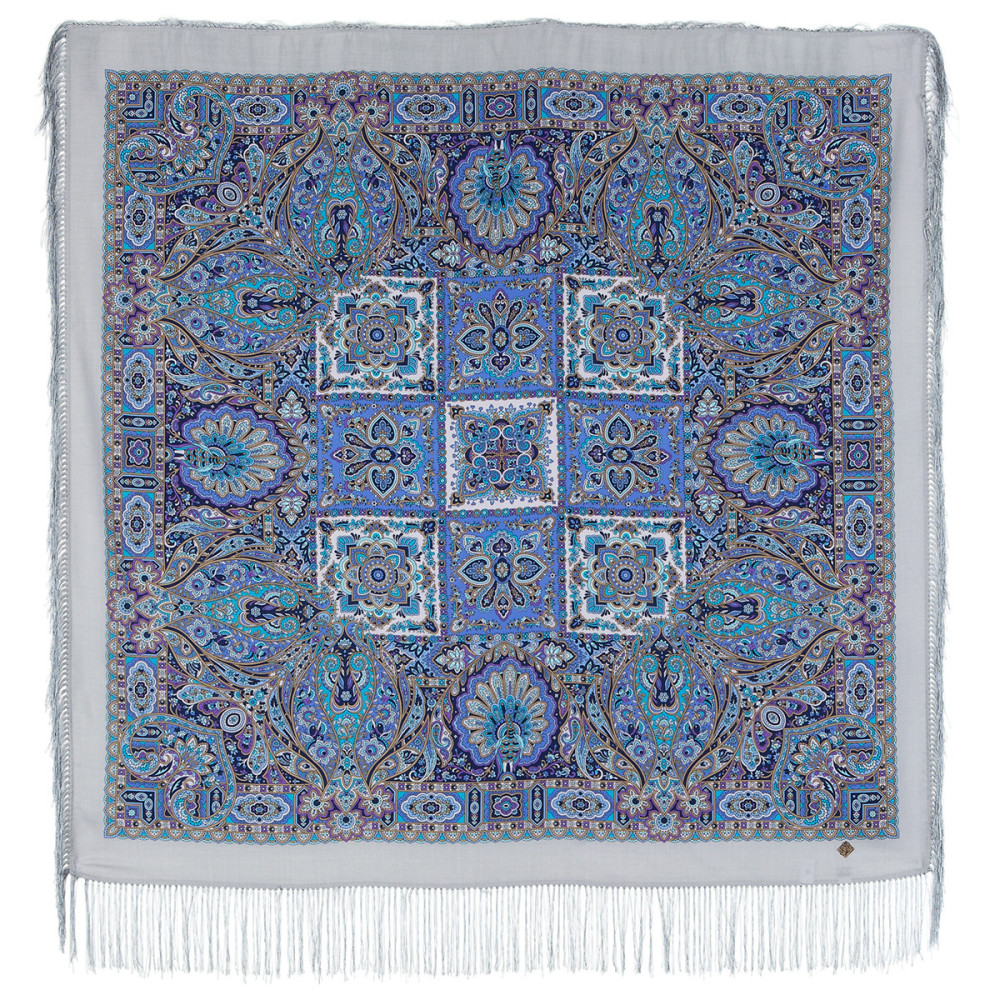 Shop Double-Thread Woolen Yarn Scarves 110х110 cm Платок «Рождественский пряник» online at Skazka.site | Eligible for fast shipping and free returns. Платок «Рождественский пряник»