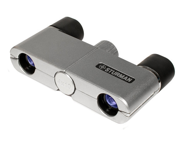 Binoculars theater Sturman 4x10 silver