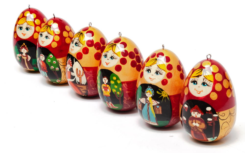 Russian Fairytales Christmas Tree Ornaments