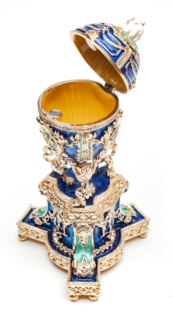 140 mm Blue Royal Danish Easter Egg