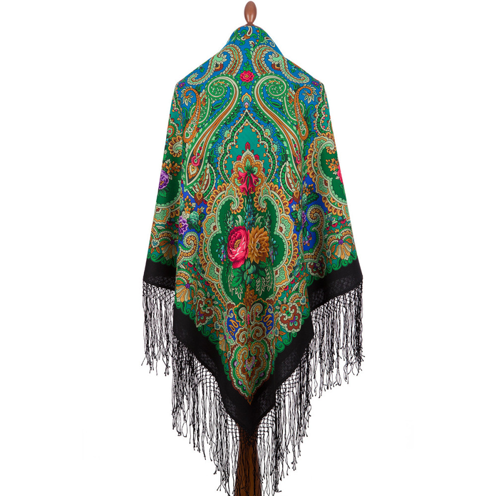 Shop Thick Woolen Fabric Shawls with Silk Fringe 148x148 cm Шаль «Сказка» online at Skazka.site | Eligible for fast shipping and free returns. Шаль «Сказка»