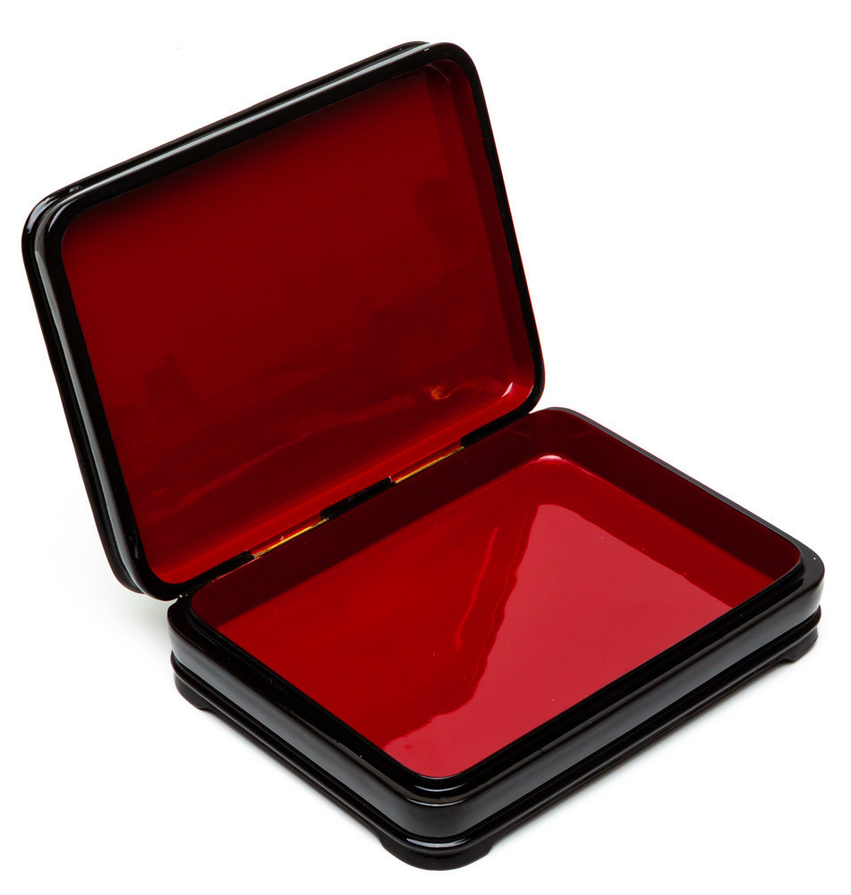 170x130mm Market Hand Painted Jewellery Box (by Nevsky Art)
