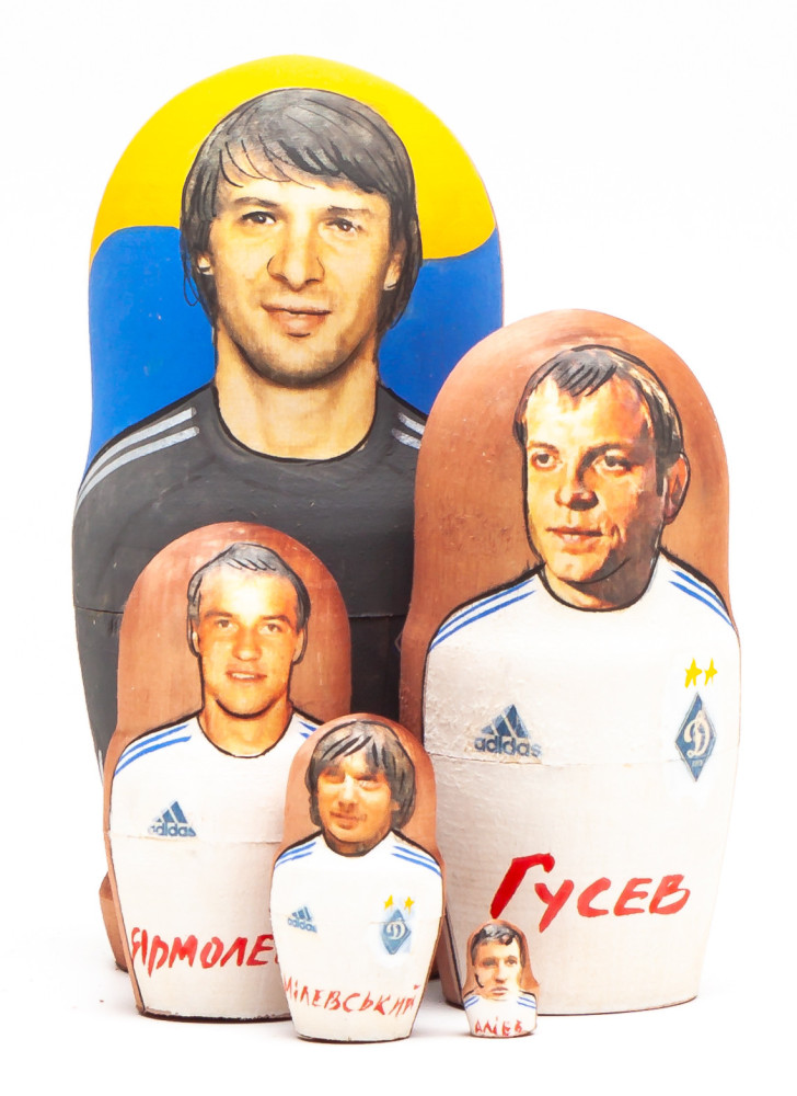 100mm Shovkovsky from Ukraine Hand Painted Matryoshka Doll 5 pcs (by Konstantin Studio)