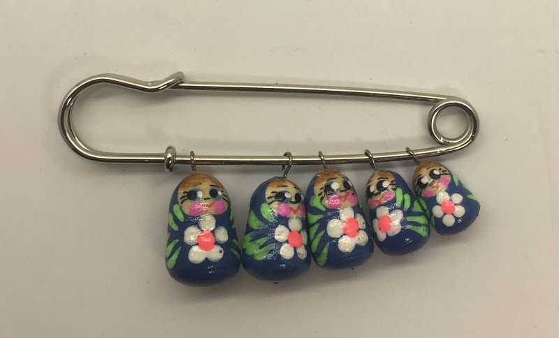 U Matryoshkas Brooch