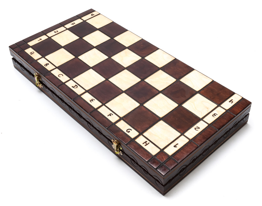 490x490 mm The Battle of Borodino handpainted figures on wooden Chess Board (by Fyodor Chess Studio)