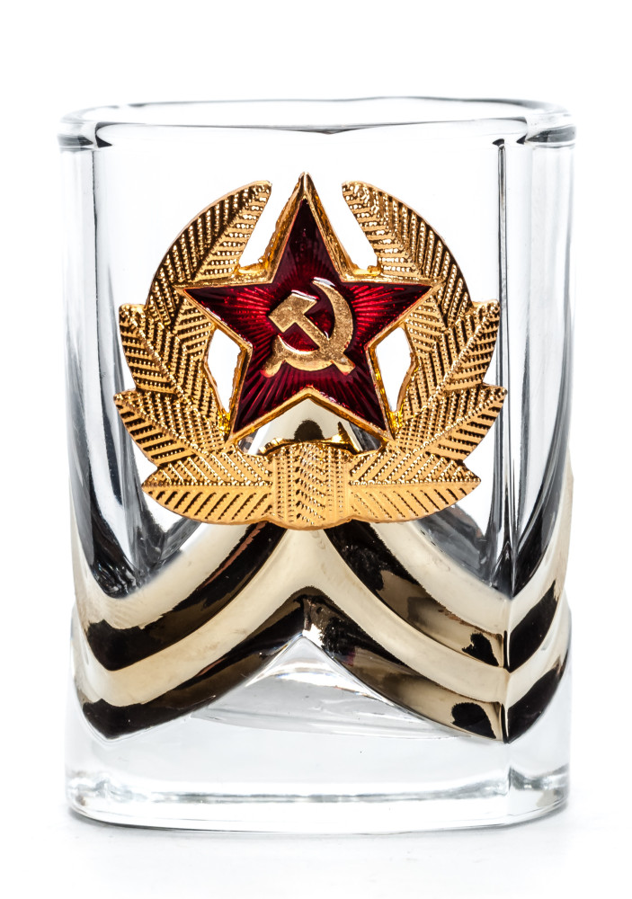 USSR Red Star Shot Glass