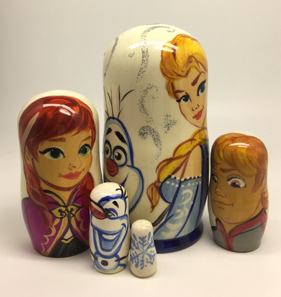 Froxen Heart Matryoshka Doll