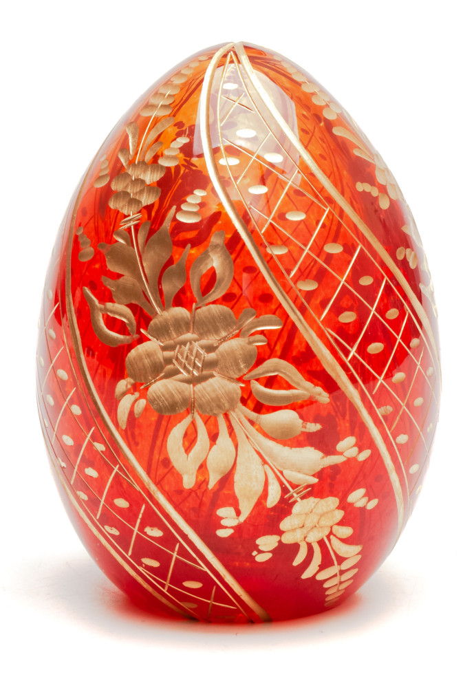 Engraved Crystal Imperial Easter Egg