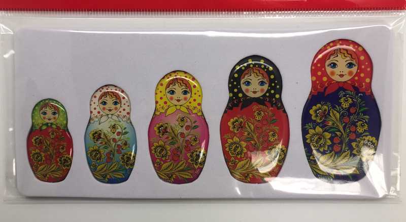 Matryoshka Fridge Magnet Set