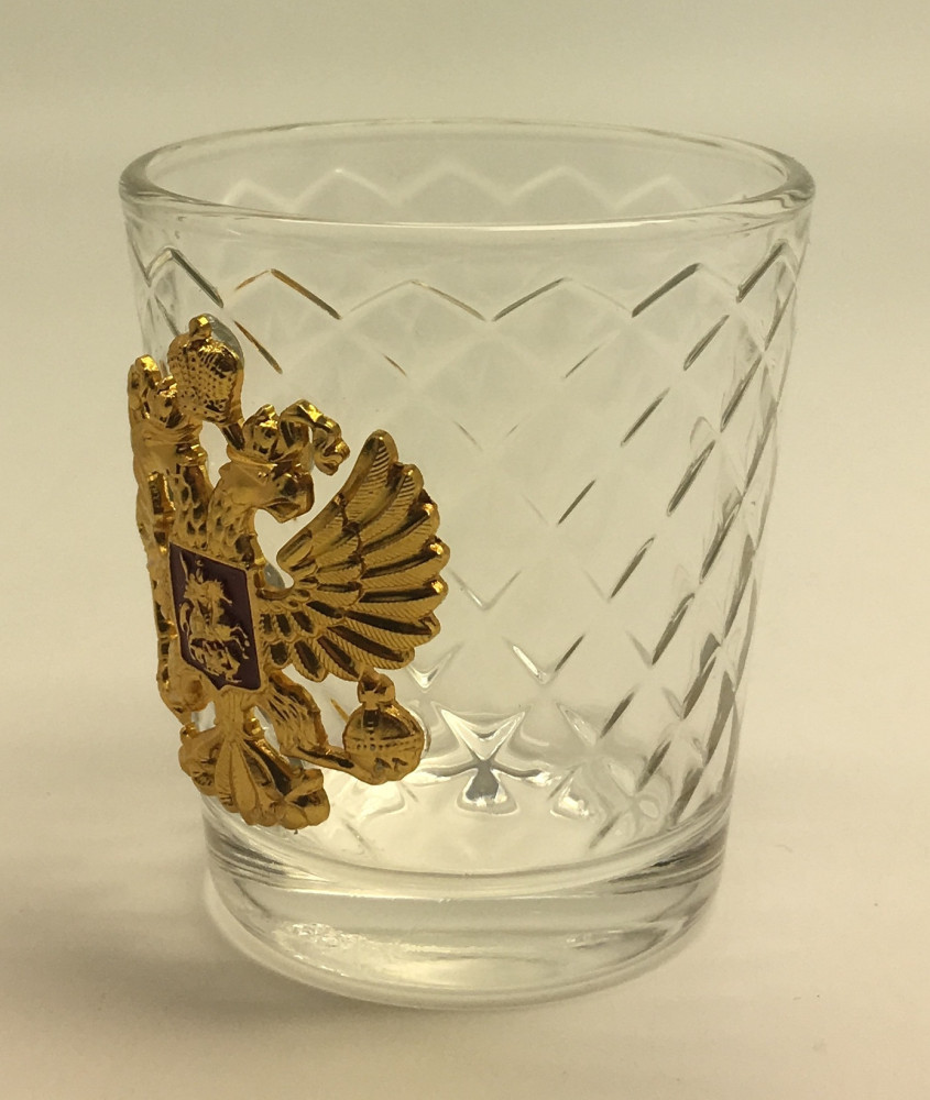 Russia Coat of Arms Decanter and Glasses Set