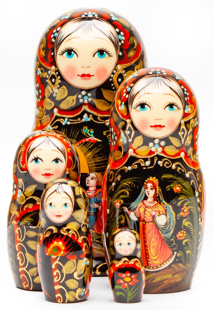Shop Exclusive Nesting Dolls 110 mm The Firebird hand painted on wooden Matryoshka doll 5 pcs (by A Studio) online at Skazka.site | Eligible for fast shipping and free returns. 110 mm The Firebird hand painted on wooden Matryoshka doll 5 pcs (by A Studio)