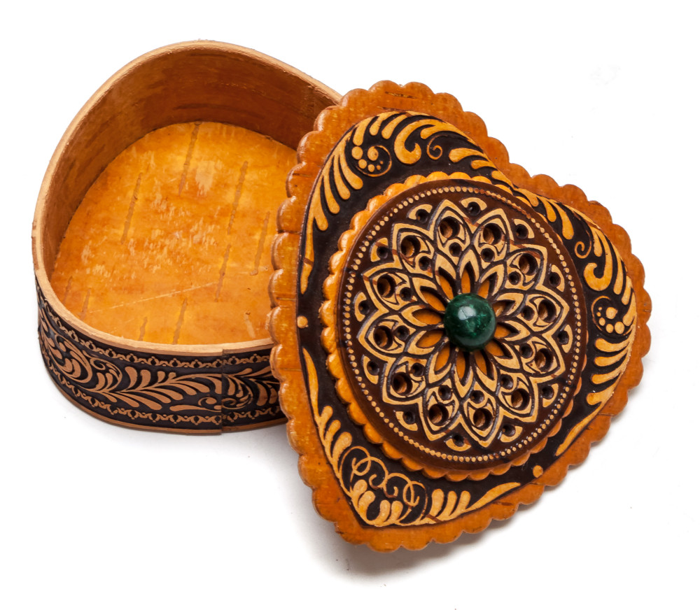 Hand Made Birch Bark Box
