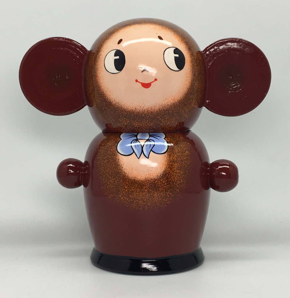 Shop Cartoon Nesting Dolls 160 mm Cheburashka Hand Painted Matryoshka Doll 5 pcs (by Marina) online at Skazka.site | Eligible for fast shipping and free returns. 160 mm Cheburashka Hand Painted Matryoshka Doll 5 pcs (by Marina)