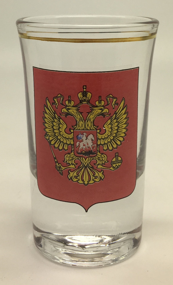 Russian Coat of Arms Shot Glass