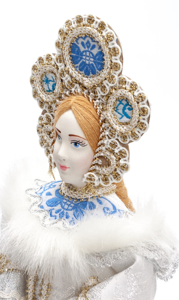 Snow Maiden Princess hand made Porcelain Doll - 11 Inches (by Le Russe)