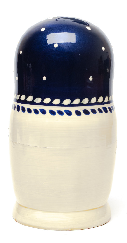 Gzhel Hand Painted Matryoshka Doll 5pcs