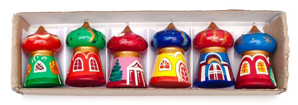 Russian Temples Christmas Tree Ornaments