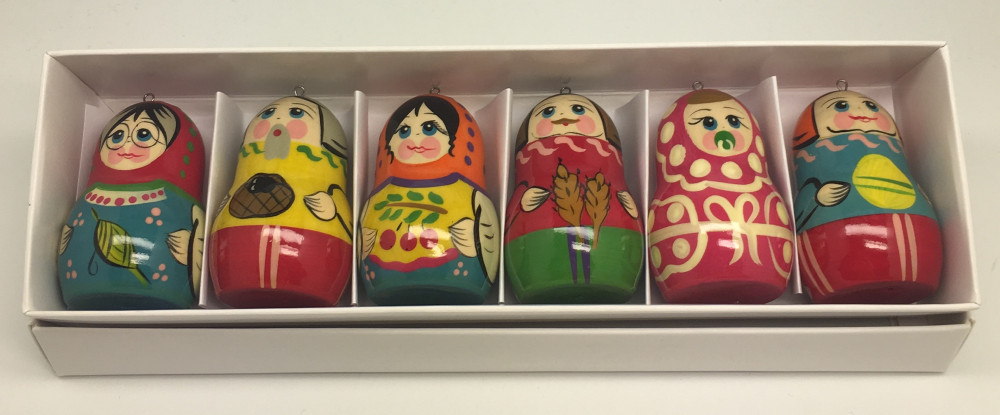 Family of Matryoshka Christmas Ornament