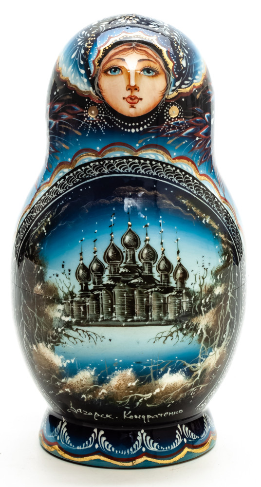 160 mm The Churches of Kizhi 5 pcs (by A Studio)