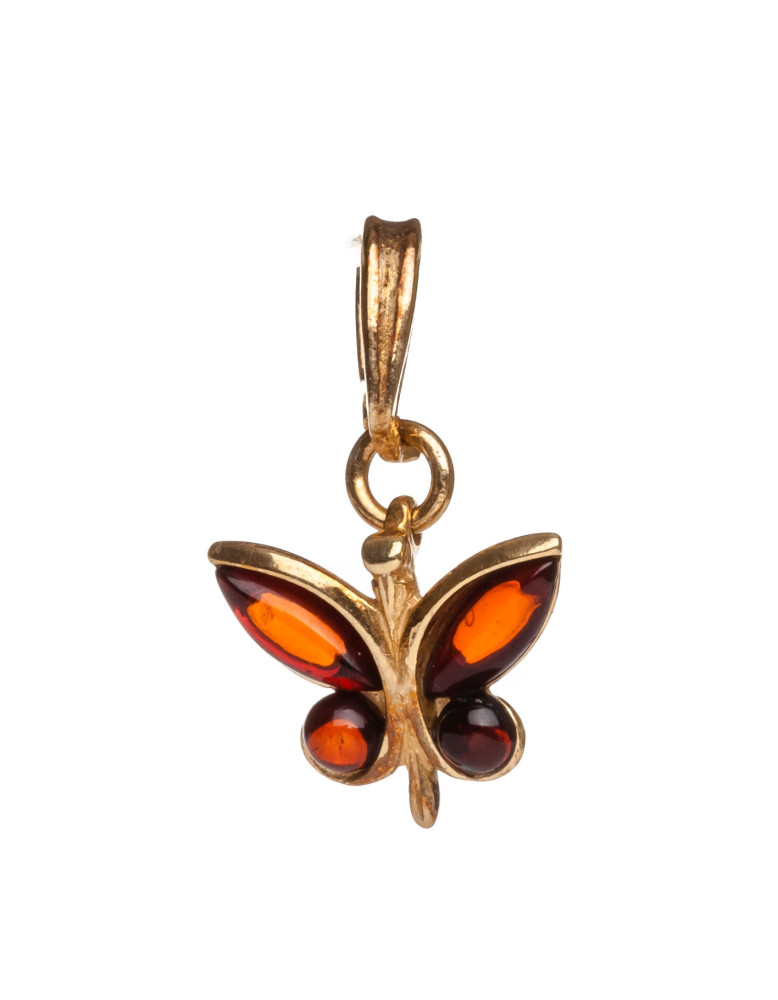 2 g Butterfly Baltic Amber Pendant
