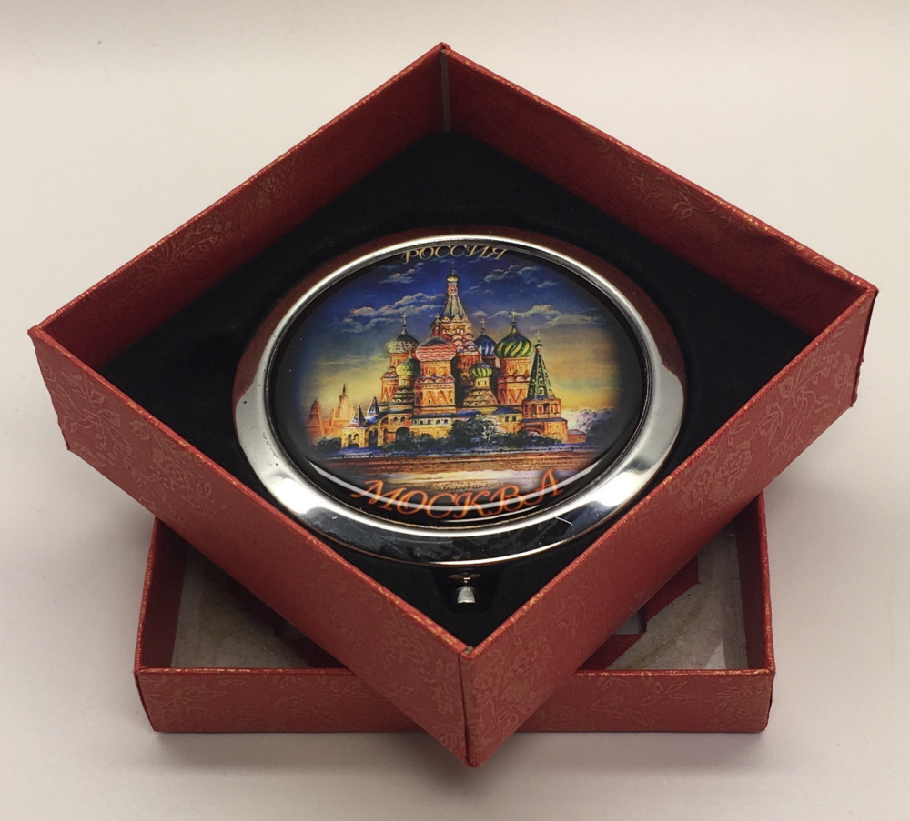 Compact Mirror with St.Basil Cathedral