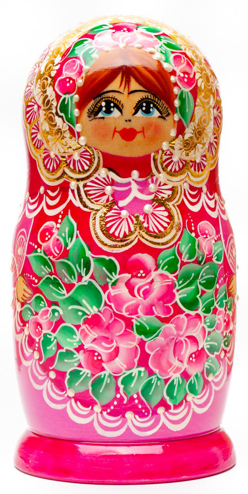 Shop Exclusive Nesting Dolls 180 mm Northern Patterns handpainted Wooden Matryoshka Doll 5 pcs (by Irina North) online at Skazka.site | Eligible for fast shipping and free returns. 180 mm Northern Patterns handpainted Wooden Matryoshka Doll 5 pcs (by Irina North)