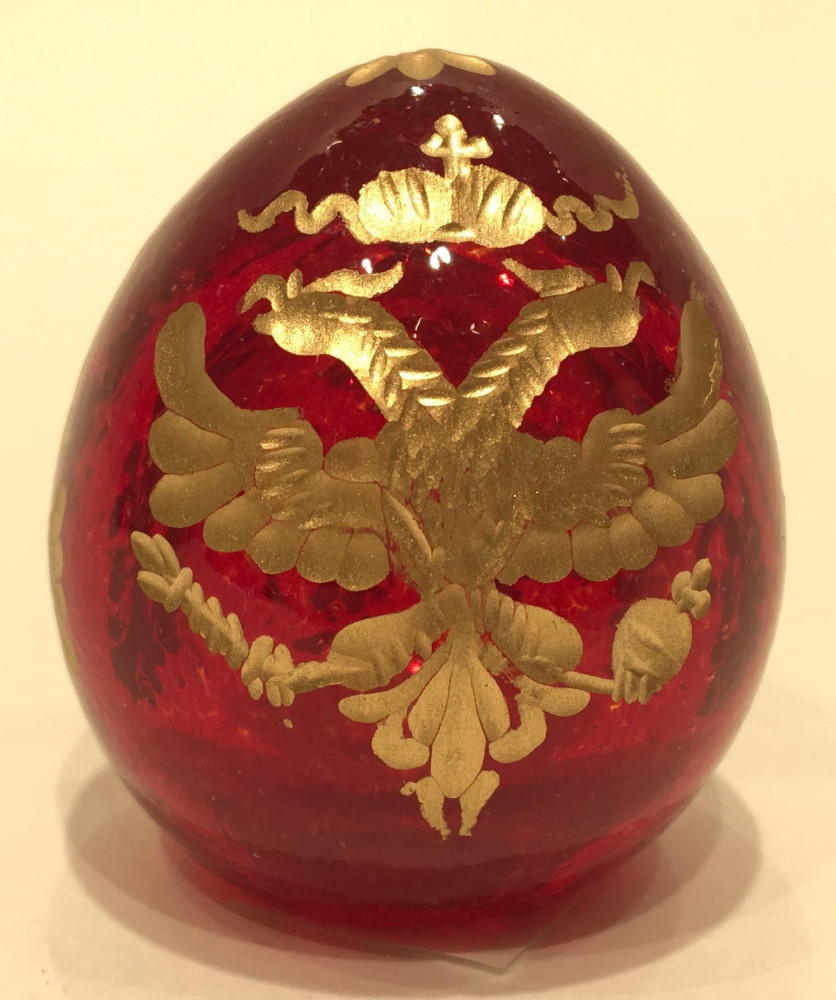 Engraved Crystal Imperial Easter Egg