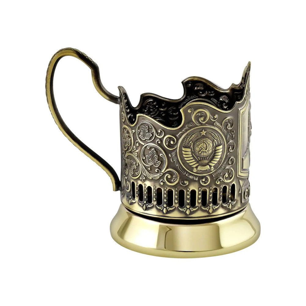Stalin pure brass tea glass holder