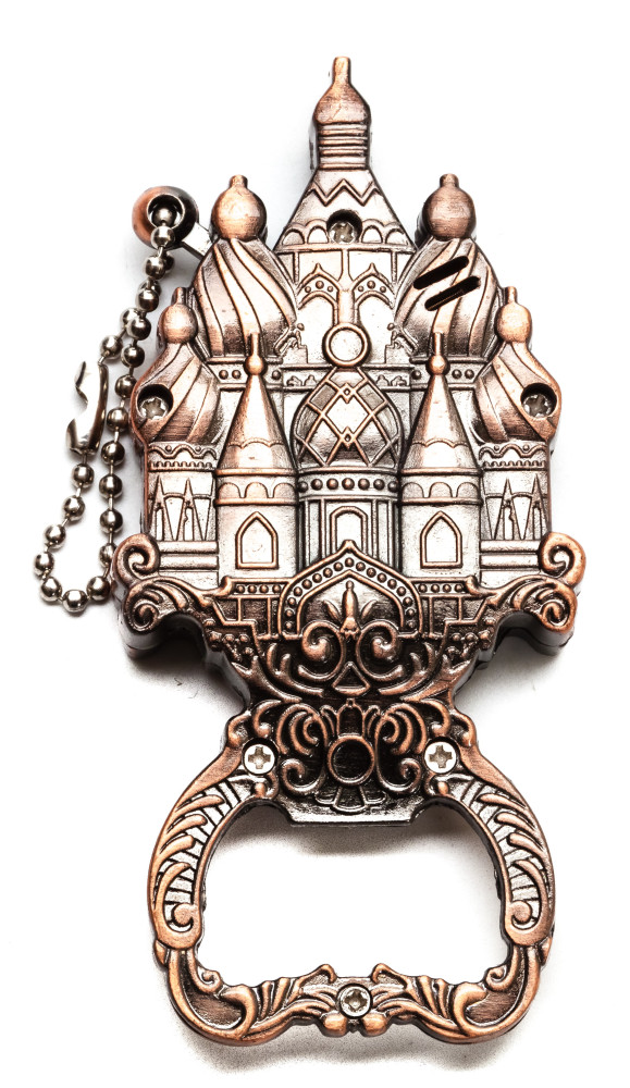Moscow Saint Basil Cathedral Gas Metal Lighter (by Sergio Accendino)